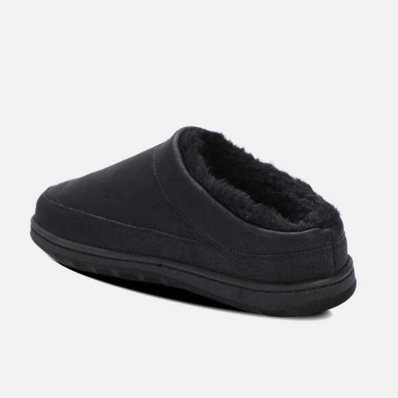 NEW LAMO men\'s julian clog ii slipper in waxed black main image 7